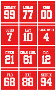 EXO Numbers